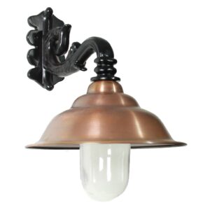 Chateau staldlampe i aluminium og kobber