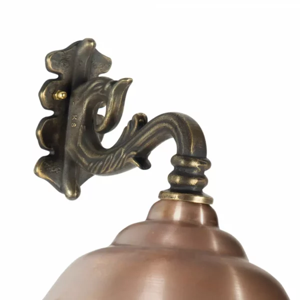 Chateau væglampe i bronze og kobber - Image 2