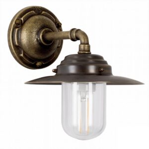 Skibslampe Dijon i bronze og kobber