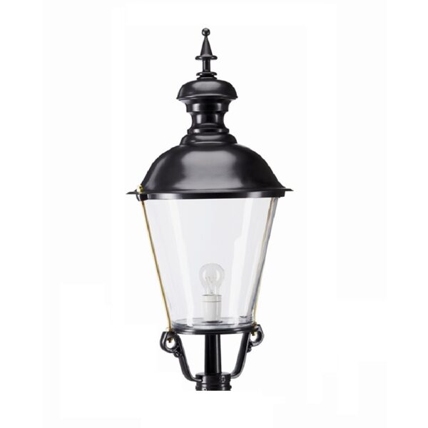 K2a rund lampe med pulverlakeret top