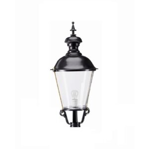 K3a rund lampe med pulverlakeret top