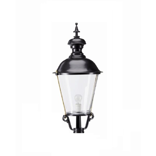 K3a rund lampe med pulverlakeret top
