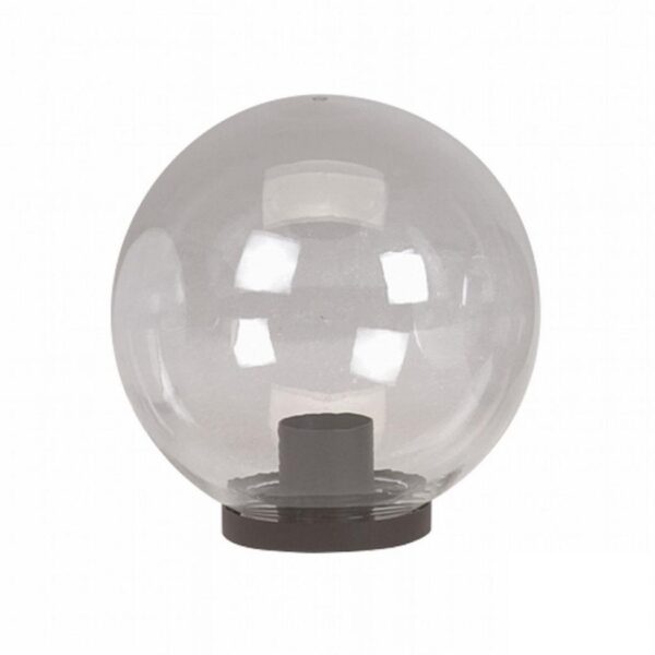 Rund kuppel 25 cm klart glas