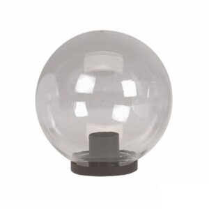 Rund kuppel 30 cm klart glas