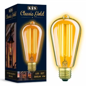 4 Watt høj LED glødepære KUN 2 stk. tilbage