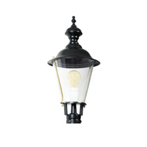 K4b rund lampe med pulverlakeret top