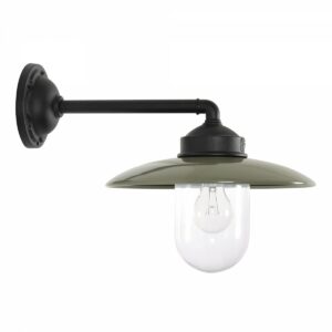Palazzo gårdlampe i sort og olivengrøn
