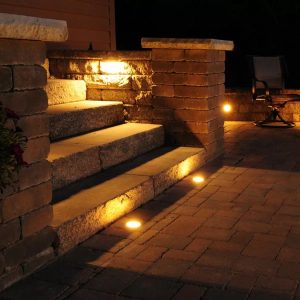 10,5 cm uplight rund til nedgravning