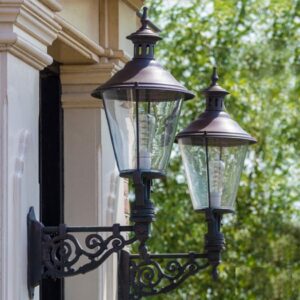 Scheveningen XL kobberlampe i bronze