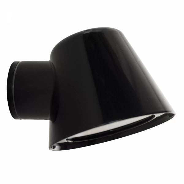 Vita downlight i aluminium blank sort