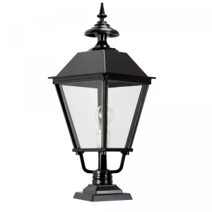Richmond sokkellampe med firkantet lampe