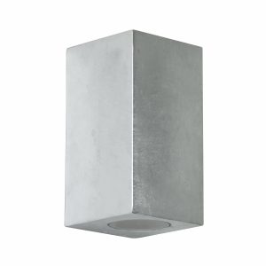 Levi firkantet uplight/downlight i galvaniseret stål