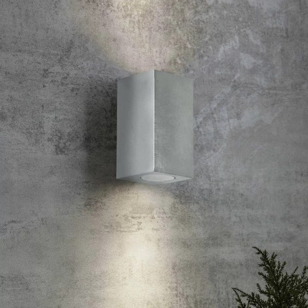 Levi firkantet uplight/downlight i galvaniseret stål - Image 2