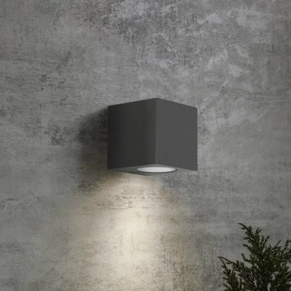 Levi firkantet downlight i rustfrit stål antracitgrå - Image 2