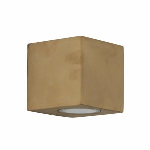 Levi firkantet downlight i messing