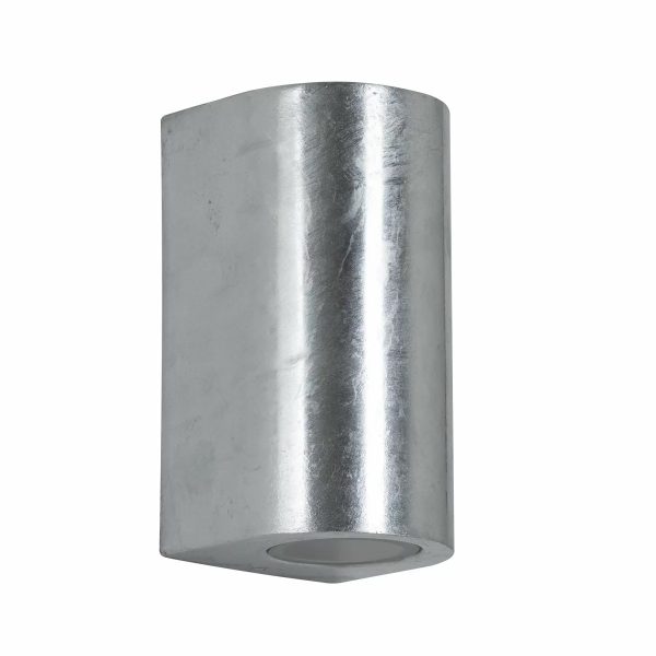Noa rund uplight/downlight i galvaniseret stål