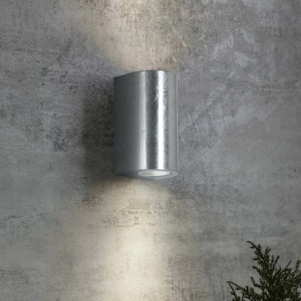 Noa rund uplight/downlight i galvaniseret stål - Image 2