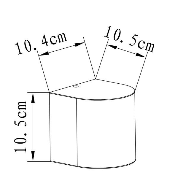 Noa rund downlight i messing - Image 6