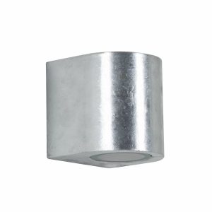 Noa rund downlight i galvaniseret stål