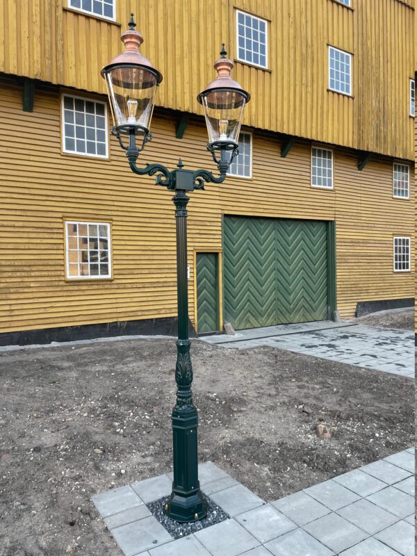 Düsseldorf dobbelt kobber standerlampe - Image 2