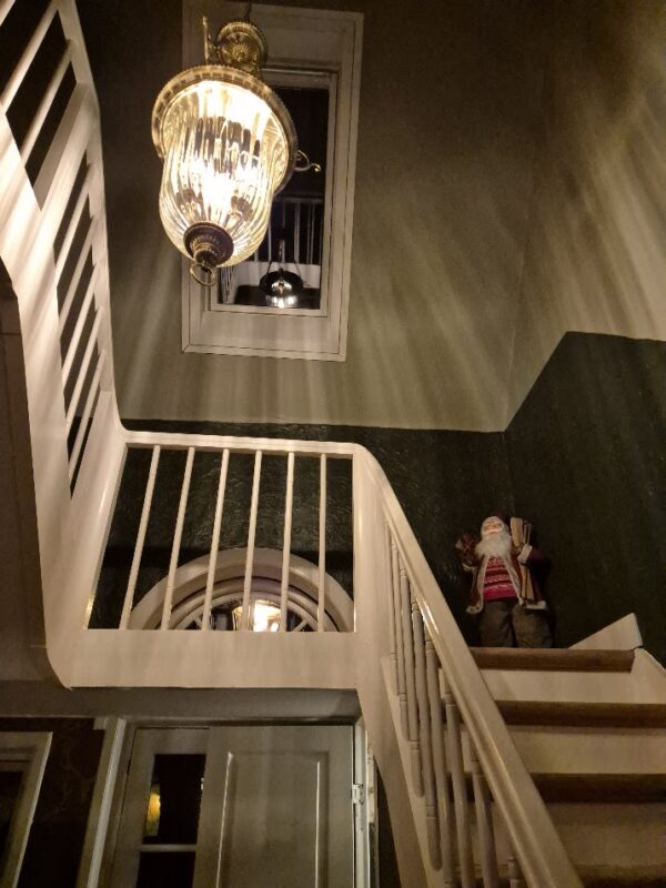 Cambridge L messing chandelier med 3 lyskilder - Image 2