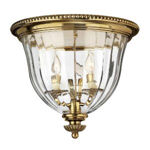 Cambridge messing loftlampe med 3 lyskilder