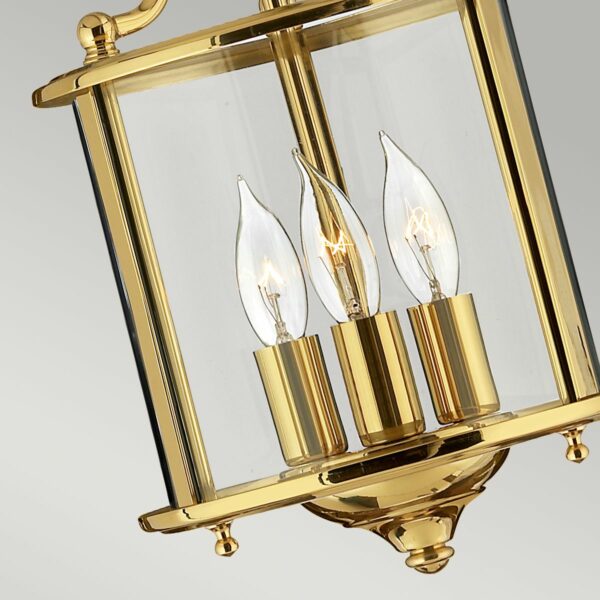 Gentry messing chandelier med 3 lyskilder - Image 2