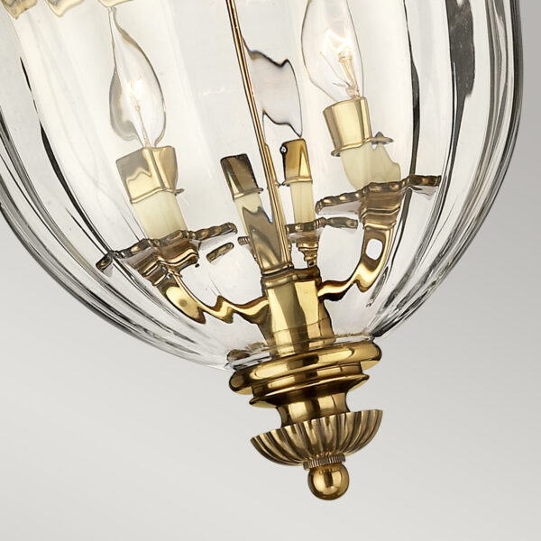 Cambridge messing loftlampe med 3 lyskilder - Image 8