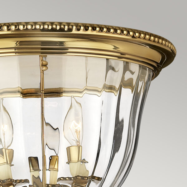 Cambridge messing loftlampe med 3 lyskilder - Image 9