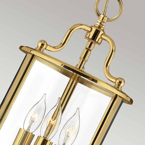 Gentry messing chandelier med 3 lyskilder - Image 3