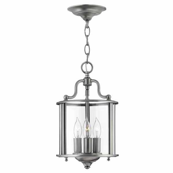 Gentry tin chandelier med 3 lyskilder