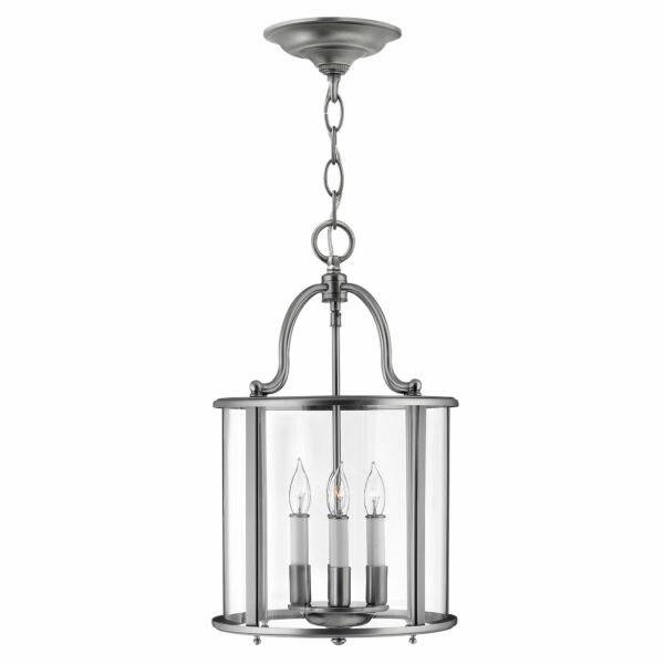 Gentry tin chandelier med 4 lyskilder