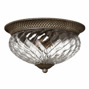 Plantation loftlampe i bronze finish med 3 lyskilder