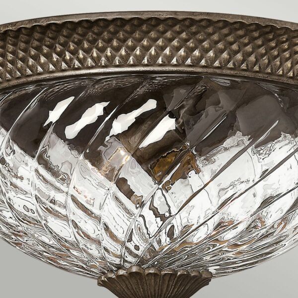 Plantation loftlampe i bronze finish med 3 lyskilder - Image 3