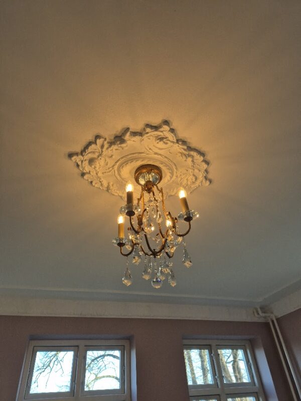 Valentina krystal loftlampe i bronze-finish med 4 lyskilder - Image 3