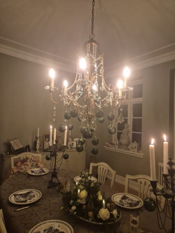 Valentina krystal chandelier i bronze-finish med 6 lyskilder - Image 2