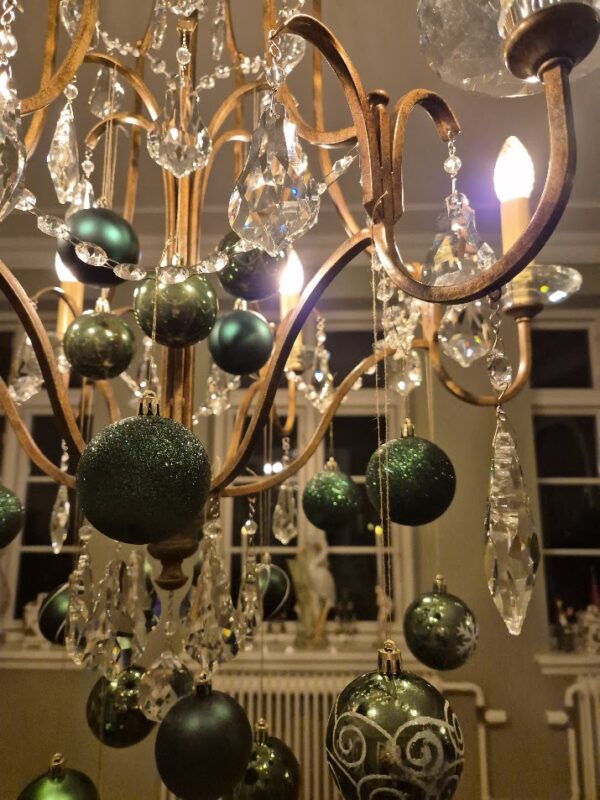 Valentina krystal chandelier i bronze-finish med 6 lyskilder - Image 5