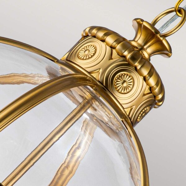 Viktorian kuglelampe i messing-finish med 4 lyskilder - Image 4