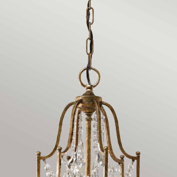 Valentina krystal chandelier i bronze-finish med 6 lyskilder - Image 8