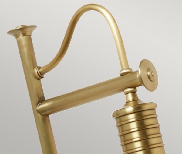 Douille bordlampe i antik messing - Image 3