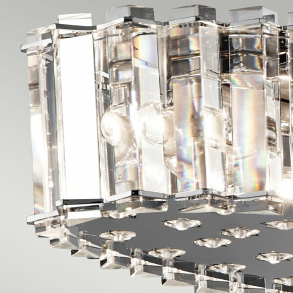 Krystal himmel aflang chandelier krystallampe med 8 lyskilder - Image 3