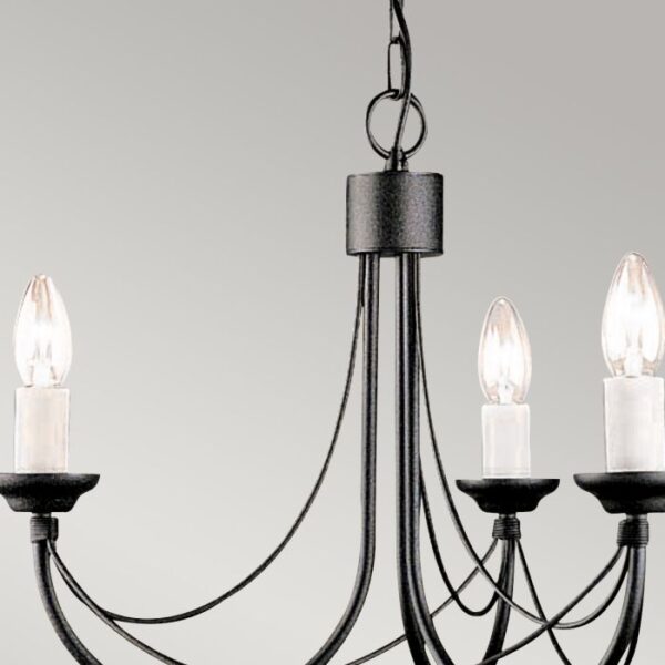 Carisbrooke Castle chandelier med 3 lyskilder - Image 6