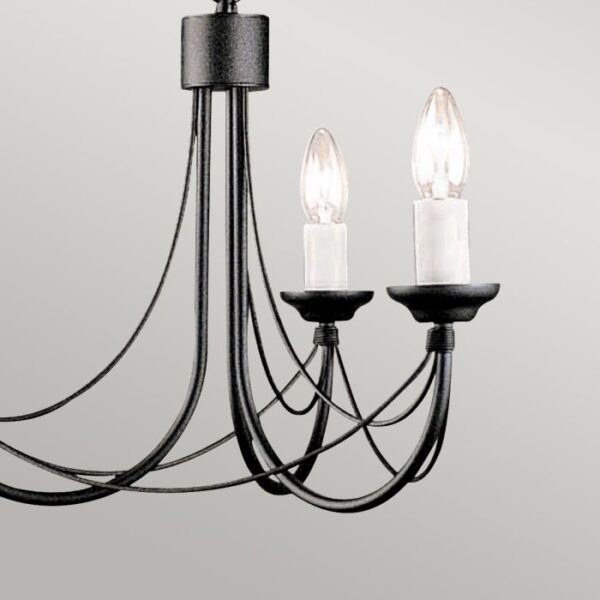 Carisbrooke Castle chandelier med 3 lyskilder - Image 5