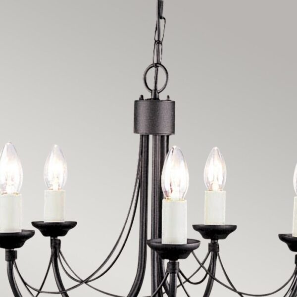 Carisbrooke Castle chandelier med 5 lyskilder - Image 6