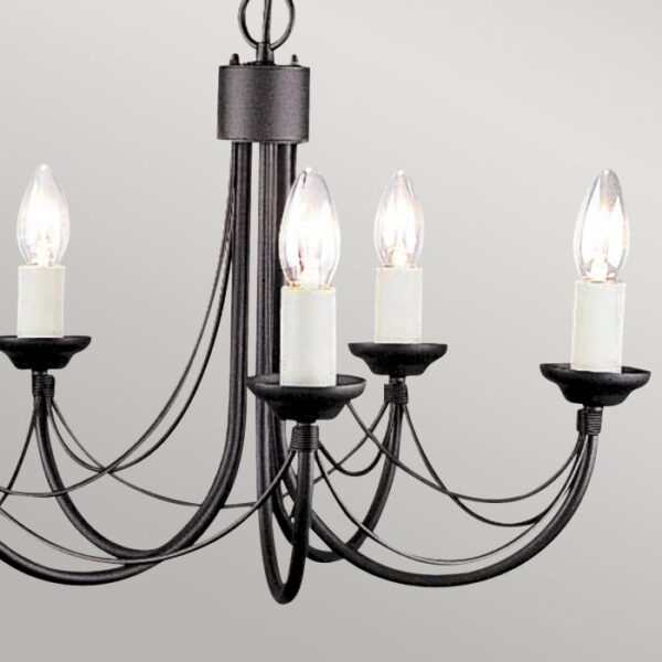 Carisbrooke Castle chandelier med 5 lyskilder - Image 5