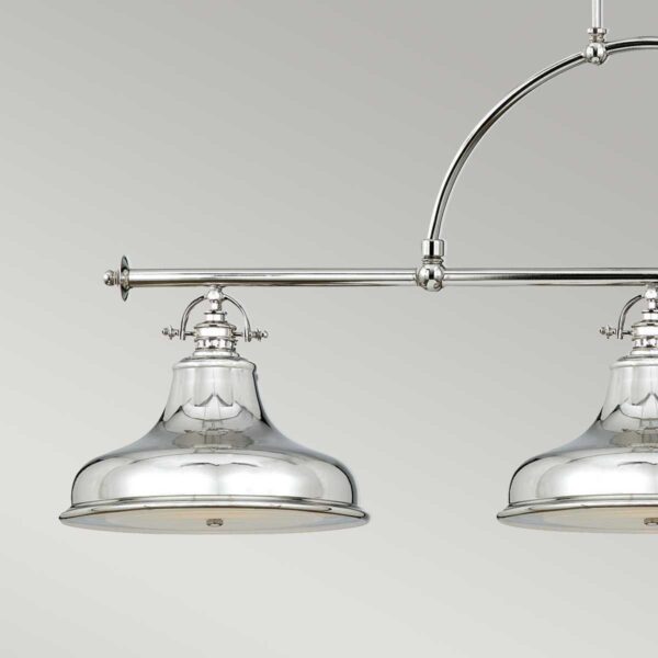 Emery bistrolampe i kejserligt sølv-finish med 3 lyskilder - Image 3