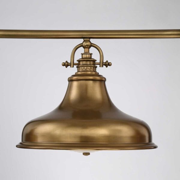 Emery bistrolampe i patineret messing-finish med 3 lyskilder - Image 7