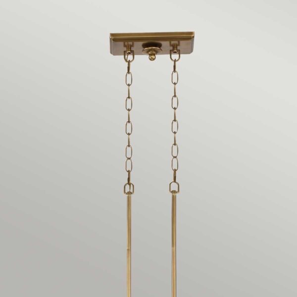 Emery bistrolampe i patineret messing-finish med 3 lyskilder - Image 6