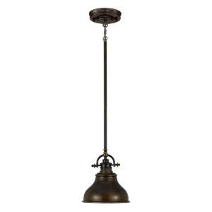 Emery S bistrolampe i patineret bronze-finish