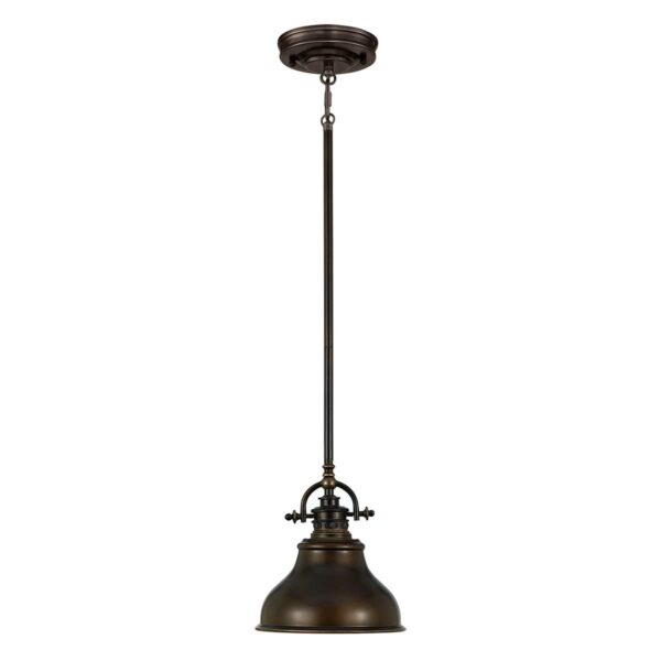 Emery S bistrolampe i patineret bronze-finish